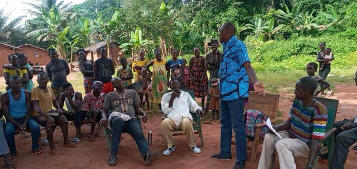Mobilisation des Militants URCA de Mbata dans la Préfecture de la Lobaye